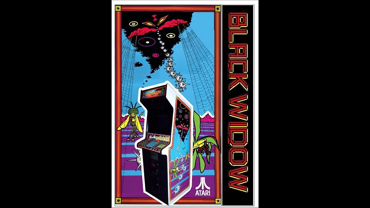 [원코인하고싶은아재]  집을 지키기 위한 검은 과부 거미의 고군분투...스칼렛 요한슨과는 아무 상관없는...아타리의 블랙 위도우(Black Widow) 아케이드 게임입니다.