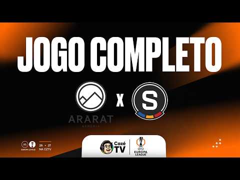 JOGO COMPLETO (SOM AMBIENTE): ARARAT-ARMENIA X SPARTA PRAHA | EUROPA LEAGUE 26/27 | 1ª RODADA