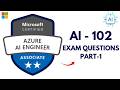 AI-102 - Azure AI Engineer Associate | Microsoft Certification | Exam Questions | Part-1 #ai102 #ai