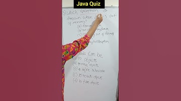 Java Quiz  | Quiz Time