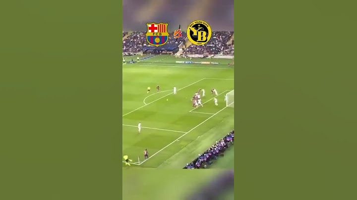 Barcelona vs young boys 5-0.