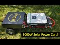 Building a 3000w portable solar power station great for power outages