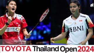 Han Yue (CHN) vs Komang Ayu Cahya Dewi (INA) | Thailand Open 2024 Badminton