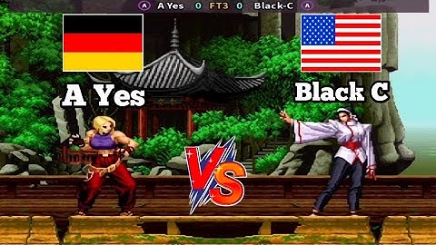 The King of Fighters 98 | A Yes (Germany) V/S Black C (China & USA) FT3 | Kof 98