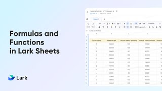 Lark 101 | Formulas and Functions in Lark Sheets screenshot 3