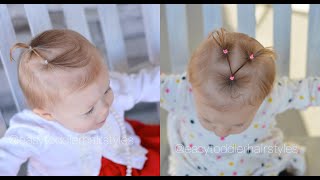 Two Easy Baby Hairstyles