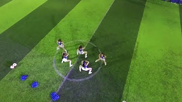 PHANTOM 3 Pro and VERTICAL STUDIO with Pom Pom Girls