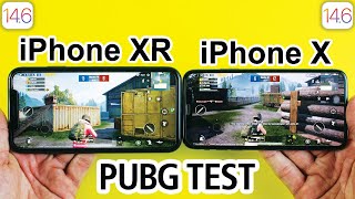 iPhone XR vs iPhone X PUBG MOBILE TEST in 2021 - IOS 14.6 PUBG TEST 😲