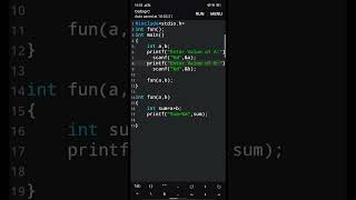 Function in C|Take & Return Nothing|#short #viral#viralshorts #viralvideo#shortvideo #india#mumbai