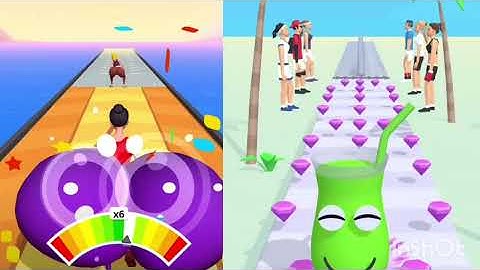 Juice Run VS Twerk Race  - All Levels Gameplay Android,ios  BEST GAME FOR 2022