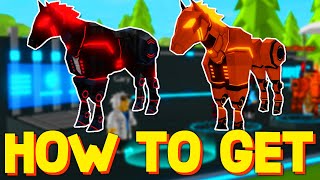 HOW TO GET ALL ROBOT HORSE PARTS LOCATION in ANIMAL SIMULATOR! ROBLOX