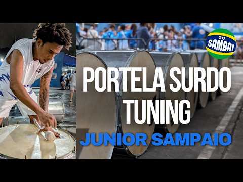 The Secret to Tuning a Samba Bateria: Portela’s Historic Sound & Techniques with Junior Sampaio.