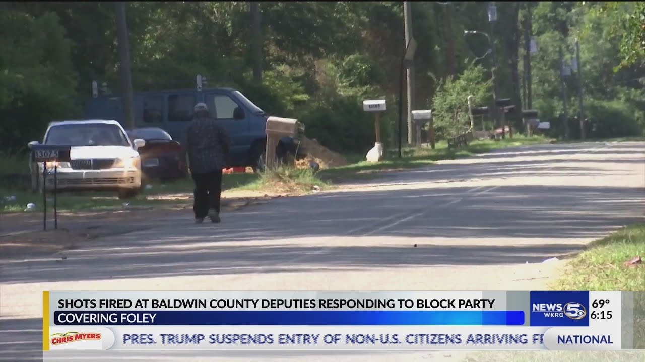 Shots fired at Baldwin County deputies - YouTube