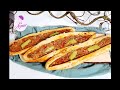 Original Pide Rezept mit Hackfleisch Füllung wie beim türkischen Bäcker