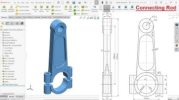 SolidWorks Tutorial Exercise 187-Connecting Rod