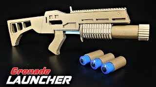 How To Make A Cardborad Grenade Launcher That SH00TS