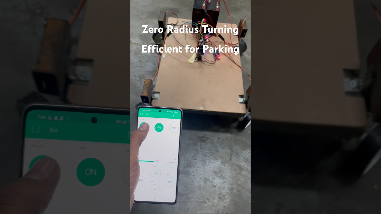 Four Wheel Steering Zero Radius and Crab Driving 