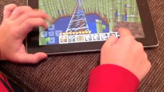 EYSTREEM's FIRST Minecraft PE VIDEO EVER!!