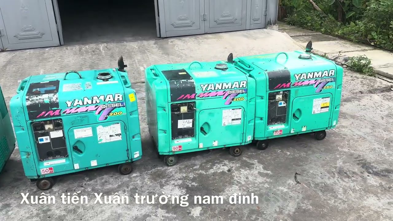 Lô máy phát điện chạy dầu giá rẻ như máy xăng Yanmar 2kva siêu cách âm bền bỉ dùng cho gia đình