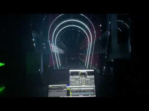 Star Space Arch Tunnel Display with MADRIX Addressable LED Strip Lights
