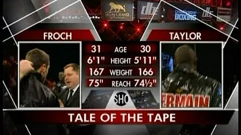 Carl Froch vs Jermain Taylor full fight 04/25/09