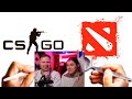 Реакция на ВОЗМОЖНО ЛИ ИГРАТЬ ВИЛКОЙ И ЛОЖКОЙ В DOTA 2 И В CSGO