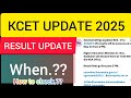 When was the kCET RESULT AND HOW TO CHECK..??? @RD_creation1416