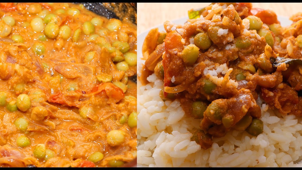 Green Peas ( பட்டாணி குருமா) Masala Curry Recipe in Tamil Restaurant