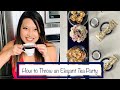 How to Throw a Tea Party (Sweet and Savoury Bites!) | Trying out QUICK French Method Macaron Recipe