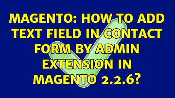 Magento: How to add text field in contact form by admin extension in Magento 2.2.6?