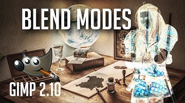 How to Use Blend Modes on Layers | GIMP 2.10 Tutorial 2018 / 2019
