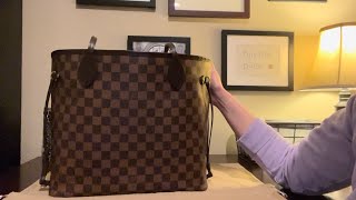 What’s in my bag 👜| LV Neverfull MM | Purse organization | What’s in my purse @thedangitfam7799