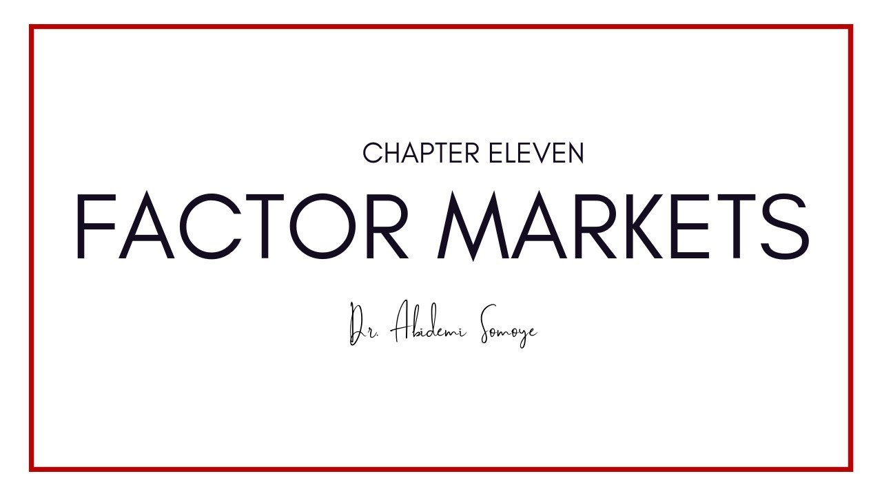 Factor markets youtube