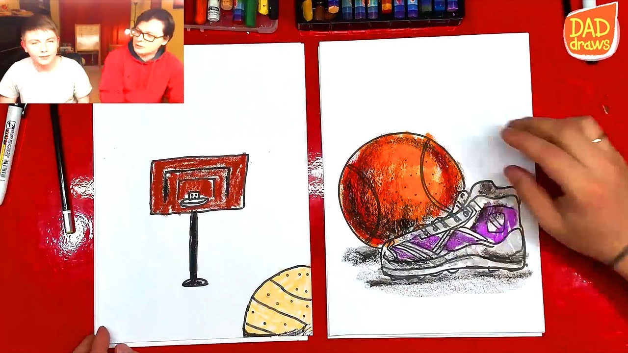 How to draw a basketball shoe - YouTube