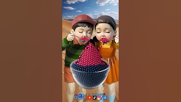 Squid Game AI Korean Snack Popping Candy ASMR #squidgame #squidgame2 #ai #asmr #aiviewpoint