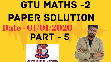 GTU Exam | Mathematics 2 gtu paper | Gtu Paper solution   #gtuimp #gtuexam #maths2