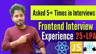 (Q-11). Most Asked Interview Question || Frontend || Machine Coding || React || JavaScript