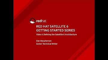 Satellite 6: Defining the Satellite 6 Architecture