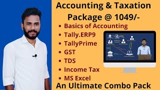 Tally.ERP9+TallyPrime+GST+IncomeTax+TDS+MS Excel (ComboPack)  1049/- Vedanta Academy I ursravitelugu screenshot 4