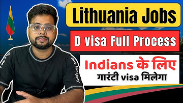 Lithuania National D Visa Full Process 2025 | Lithuania jobs for Indians #lithuania 