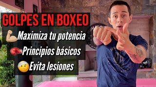 GOLPES EN BOXEO: Maximiza tu Potencia, Principios Básicos y Evita Lesiones