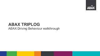 ABAX Training | Driving Behaviour screenshot 3