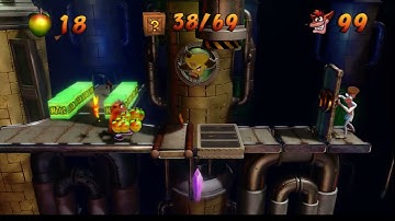 Crash Bandicoot 2: Piston It Away (How To Get All Boxes Clear Gem + Second Clear Gem)