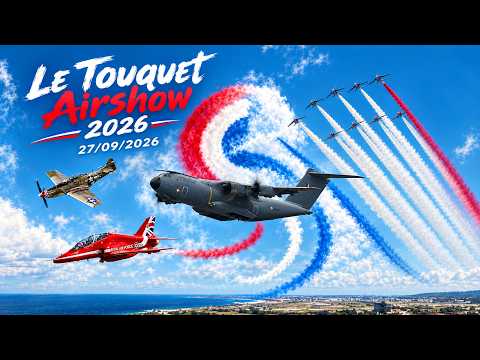 Le Touquet Airshow 2026 Report 27/09/2026 4K