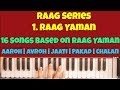 Raag Yaman | Bollywood Songs on Raag Yaman | Aaroh | Avroh | Pakad | Chalan | Jaati | Gayan Samay