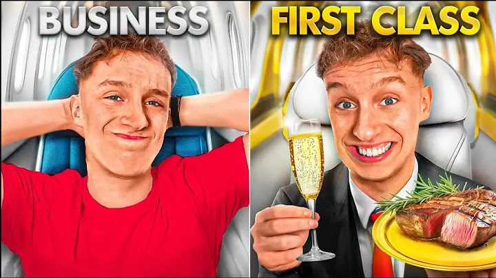 Ich teste FIRST CLASS & BUSINESS CLASS…