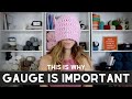 WHAT IS GAUGE in Crochet &amp; Why is Gauge IMPORTANT? | How to Understand and Adjust Gauge