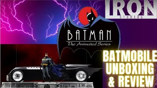 IRON STUDIOS Batman The Animated Series Deluxe Batmobile!