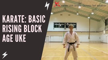 Basic Karate Rising Block(揚受)