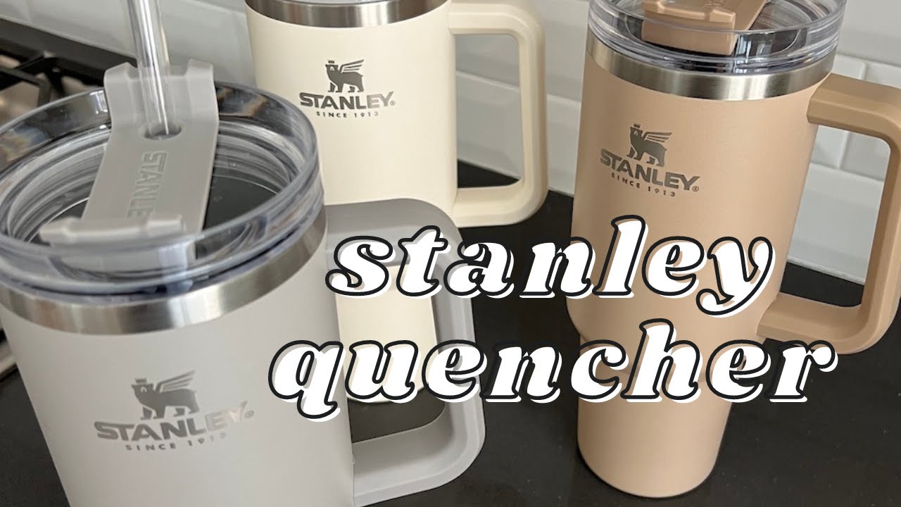 unboxing the new Stanley 40oz Soft Matte Tumbler in color Dune